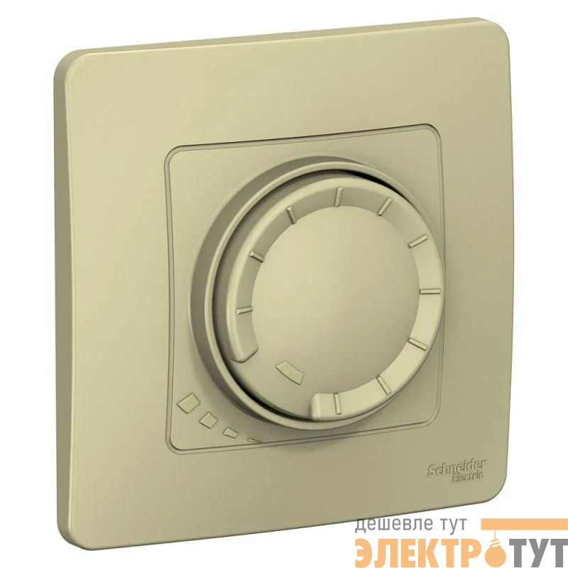 Светорегулятор (диммер) СП BLANCA поворотно-нажимной универсальный 400Вт беж. SchE BLNSS040017