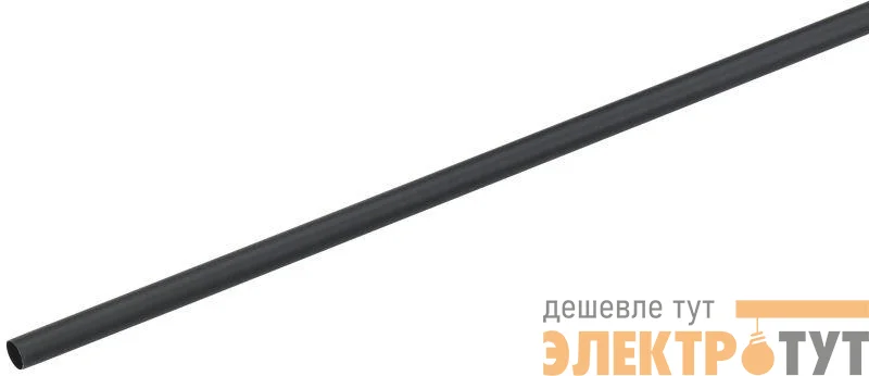 Трубка термоусадочная ТТУ 5/2.5 черн. 1м GENERICA UDR10-005-D25-001-K02-G