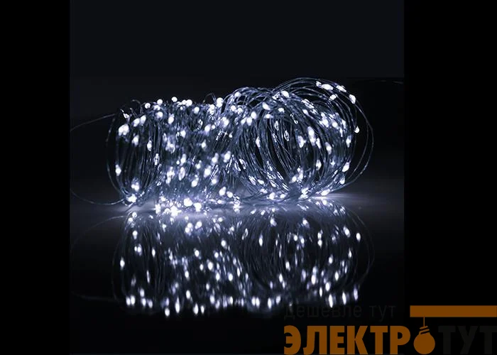 Светильник светодиодный садовый SLR-G03-200W нить 200LED холод. бел. на солнечн. батарее ФАZА 5033337