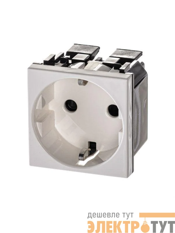 Механизм розетки Zenit 16А 250В с заземл. бел. ABB 2CLA228860N1101