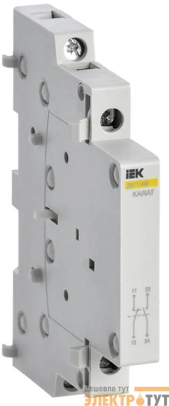 Контакт дополнительный ДК11-КМ 1НО+1НЗ KARAT IEK MKK00D-DK-11