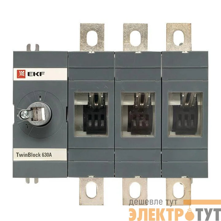 Рубильник 3п 630А без рукоятки управления TwinBlock PROxima EKF tb-s-630-3p