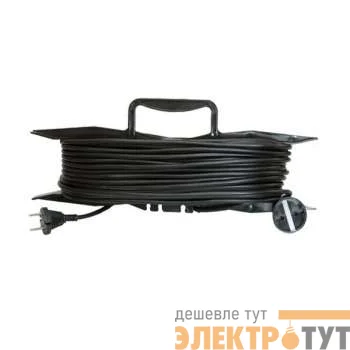 Удлинитель-шнур на рамке 1х50м без заземл. 10А IP20 1.3кВт Союз 481S-5105