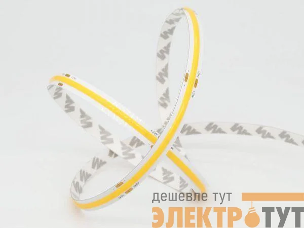 Лента светодиодная 15Вт/м 24В 4000К 10мм IP20 SMD COB 480LED/м (уп.5м) VARTON VLS-20-15-COB-10-480-40