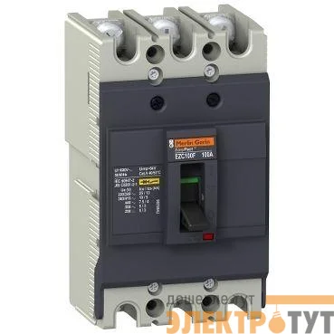 Выключатель автоматический 3п 3т 16А 10кА 400В EZC100 SchE EZC100F3016