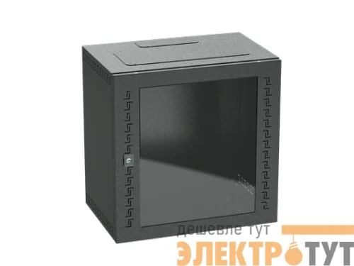 Шкаф телекоммуникационный навесной 16U 800х600х400 дверь стекло RAL9005 DKC R5STI1640GSB