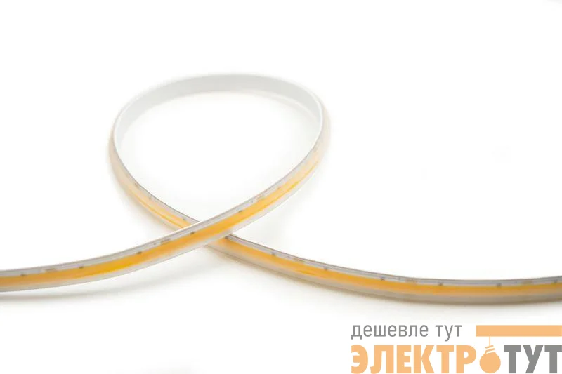 Лента светодиодная 15Вт/м 24В 4000К 10мм IP54 SMD COB 480LED/м (уп.5м) VARTON VLS-54-15-COB-10-480-40