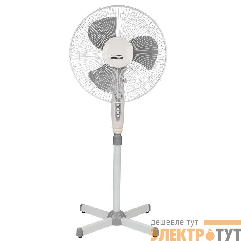 Вентилятор напольный DX-1611T 40Вт 220В с таймером бел./сер. DUX 60-0208