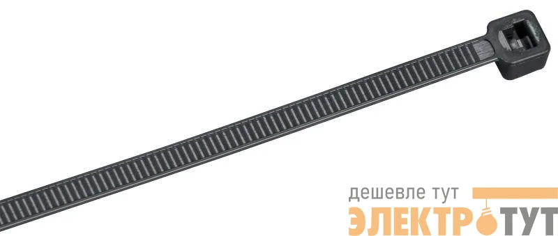 Хомут 4.8х300мм P6.6 съемный черн. (уп.100шт) IEK UHH13-D048-300-100-K02