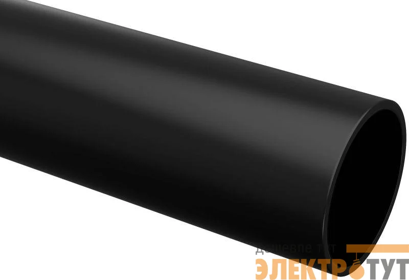 Труба гладкая ПНД жесткая d16мм черн. (уп.25м) IEK CTR10-016-K02-025-1