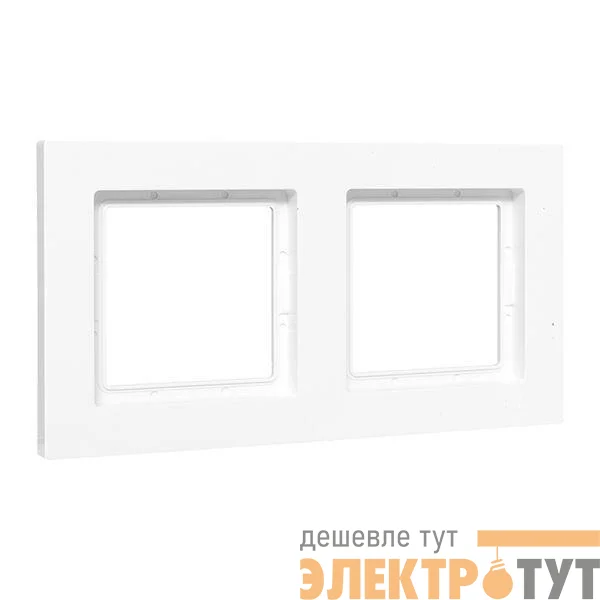 Рамка 2-м Эпика IP44 пластик бел. EKF UP1-FPW-02-44
