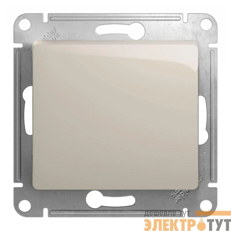 Механизм переключателя проходного 1-кл. СП Glossa 10А IP20 (сх. 6) 10AX молочн. SchE GSL000961