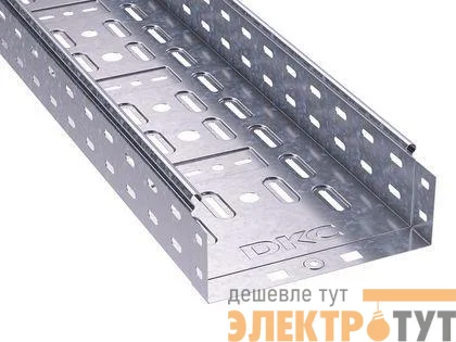 Лоток листовой перфорированный 300х80 L3000 сталь 0.8мм гор. оцинк. DKC 35305HDZ