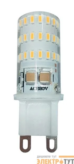 Лампа светодиодная PLED-G9 5Вт капсульная 4000К нейтр. бел. G9 300лм 220-230В JazzWay 1032133B