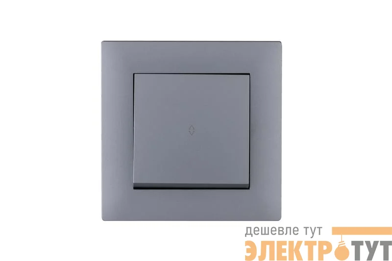 Выключатель проходной 1-клав. Karea RIZZ STAR сер. Makel 88065005