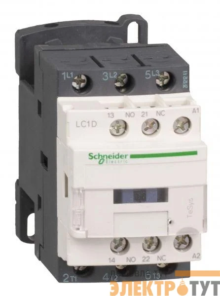 Контактор 3п 9А D9 1НО+1НЗ 24В DC SchE LC1D09BD