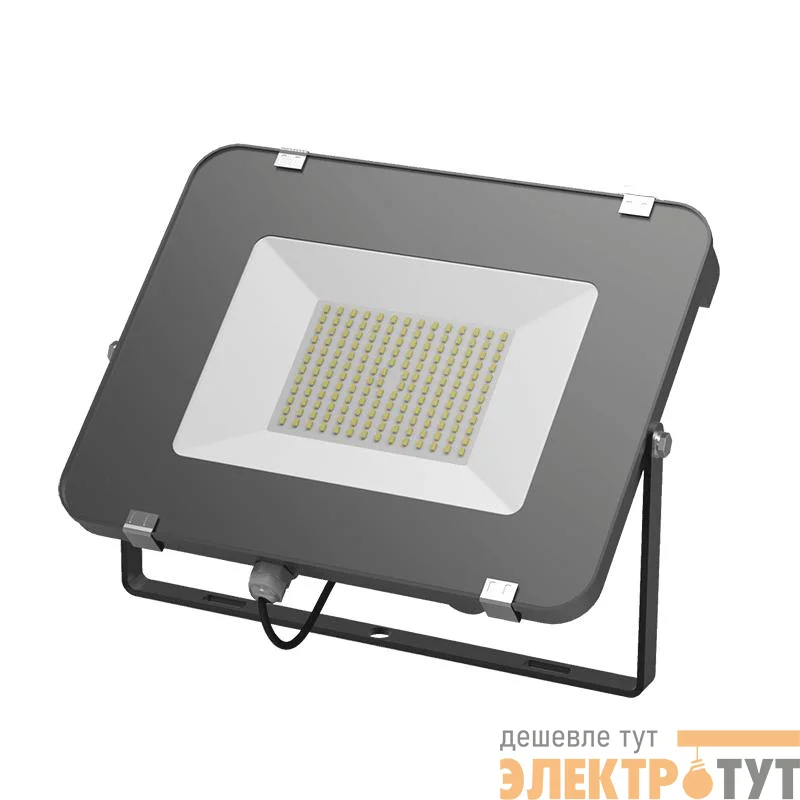 Прожектор светодиодный Qplus 50Вт 6500К 4250лм IP65 графит. сер. 1/10 Gauss 690511350