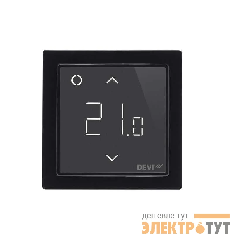 Терморегулятор интеллектуальный DEVIreg Smart с Wi-Fi 16А черн. DEVI 140F1143