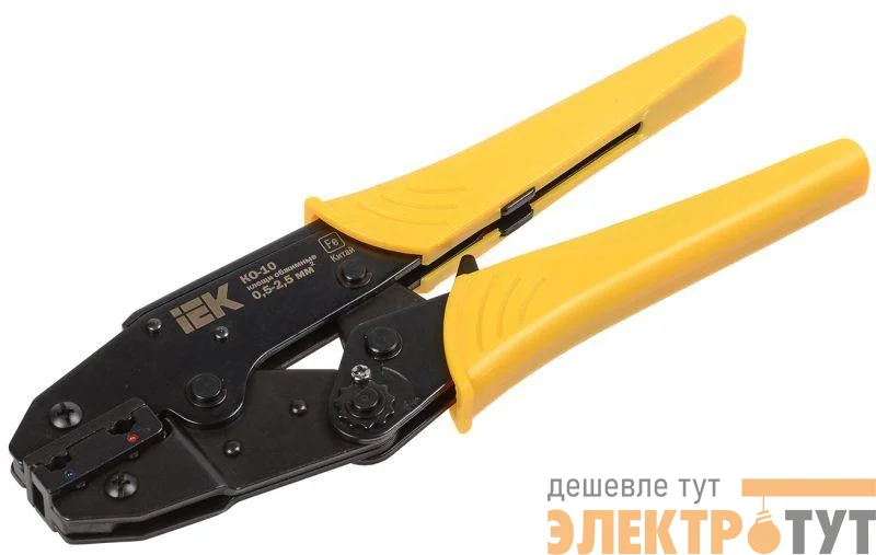 Клещи для обжима КО-10 0.5-2.5кв.мм для РпФИм IEK TKL30-D05-025