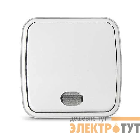 Выключатель 1-кл. ОП Электра 10А IP20 с подсветкой бел. Союз 0019