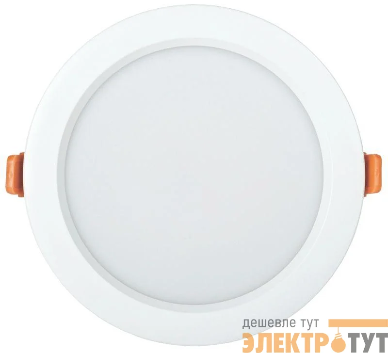 Светильник светодиодный ДВО 1821 PRO 24Вт 4000К IP54 круг бел. IEK LDVO0-1821-24-4000-K01