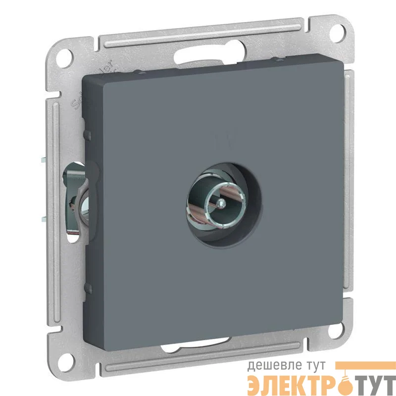 Механизм розетки TV проходной AtlasDesign 4DB грифель SchE ATN000792