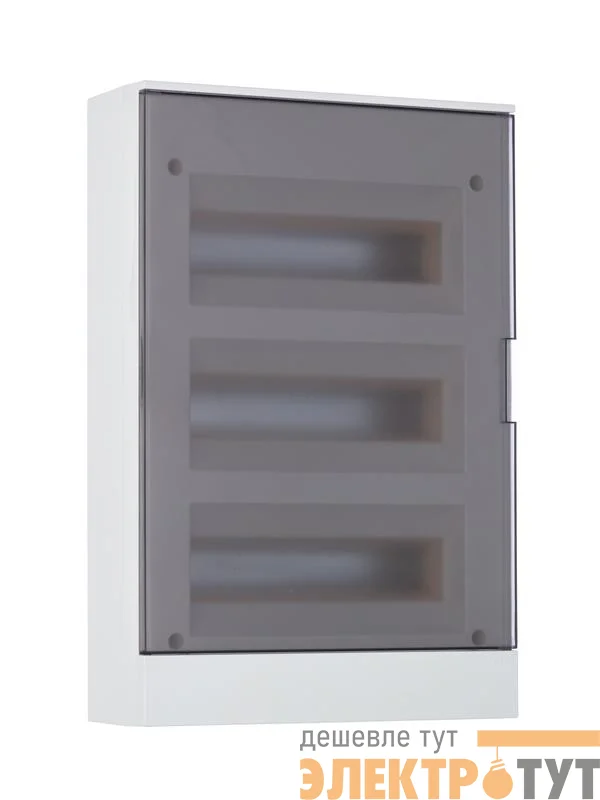 Бокс настенный Basic E 36М сер. прозр. дверь (с клемм) ABB 1SZR004002A2209
