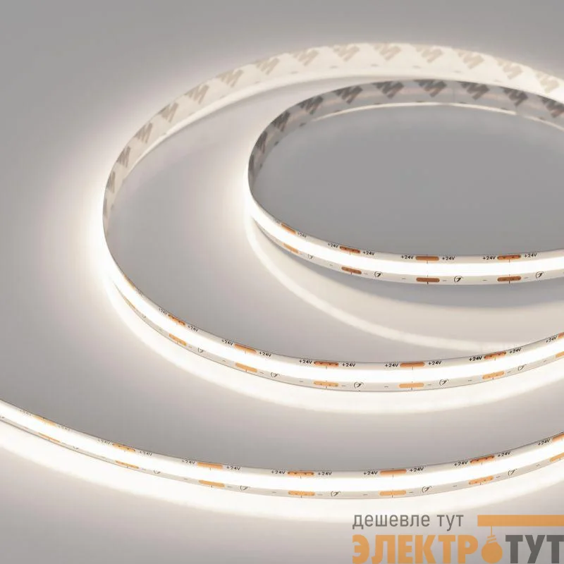 Лента светодиодная COB-X560-10mm 24V Day 4000К 9.6Вт/м IP20 (уп.10м) Arlight 049059