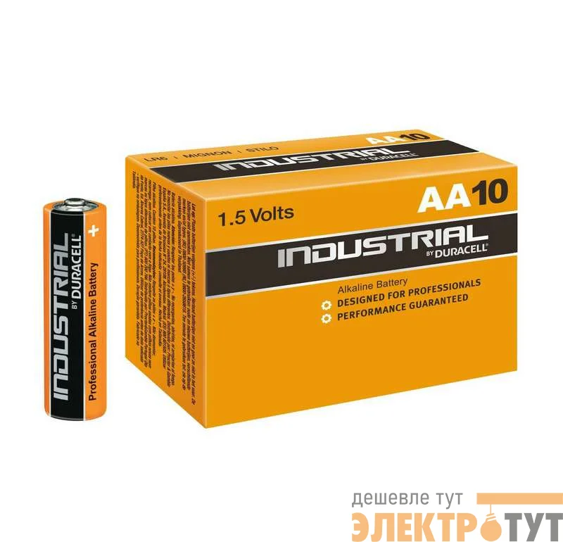 Элемент питания алкалиновый Industrial LR6 (карт. коробка 10шт) Duracell Б0014868/Б0028300