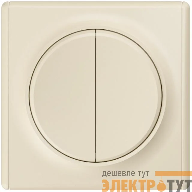 Выключатель 2-кл. СП Florence 10А IP20 механизм беж. 1E31501301 OneKeyElectro 2172799