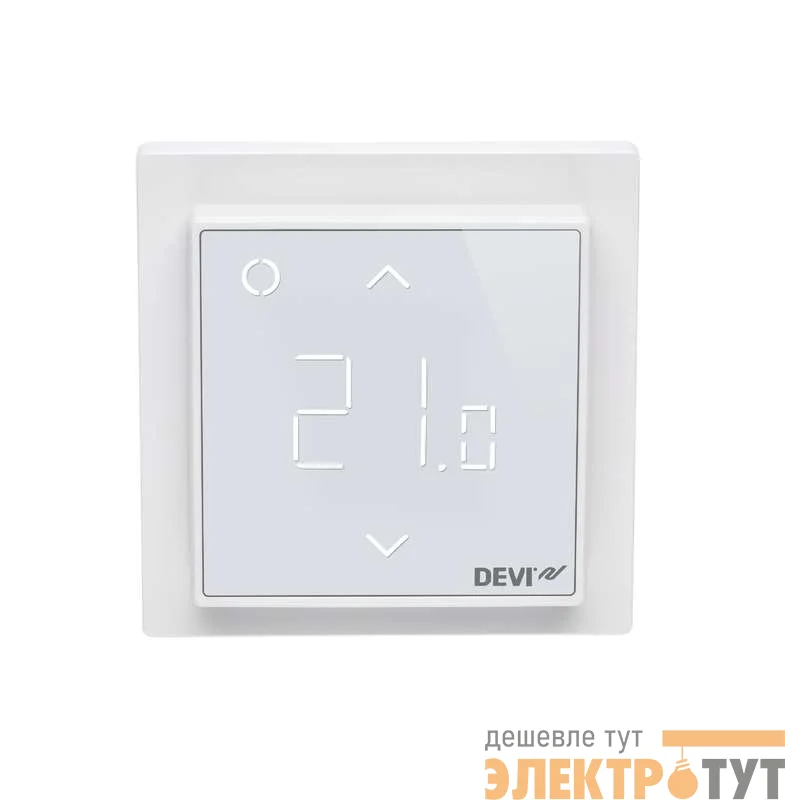 Терморегулятор интеллектуальный DEVIreg Smart с Wi-Fi 16А полярно-бел. DEVI 140F1140