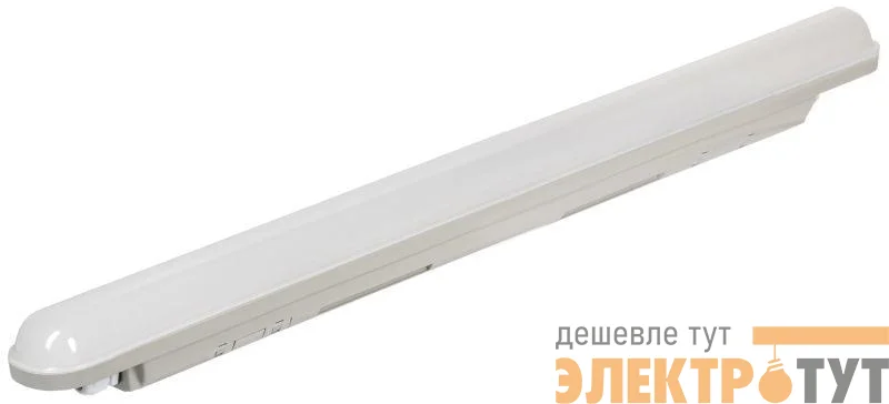 Светильник ДСП 1304 18Вт 4000К IP65 600мм сер. пластик IEK LDSP0-1304-18-4500-K01
