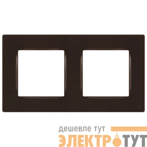 Рамка 2-м 12-5202-13 Классик бронза Эра Б0067787