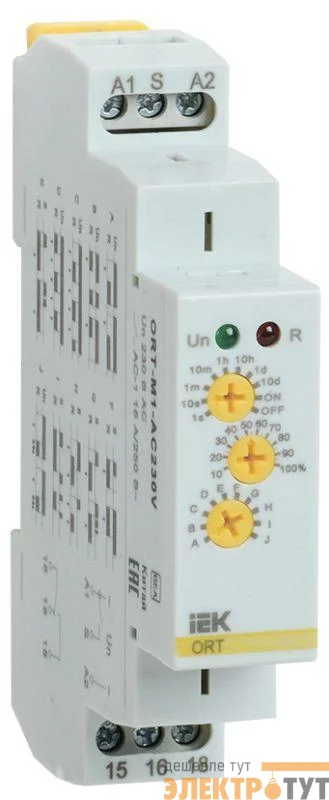 Реле времени ORT многофункц. 230В AC 1 конт. IEK ORT-M1-AC230V