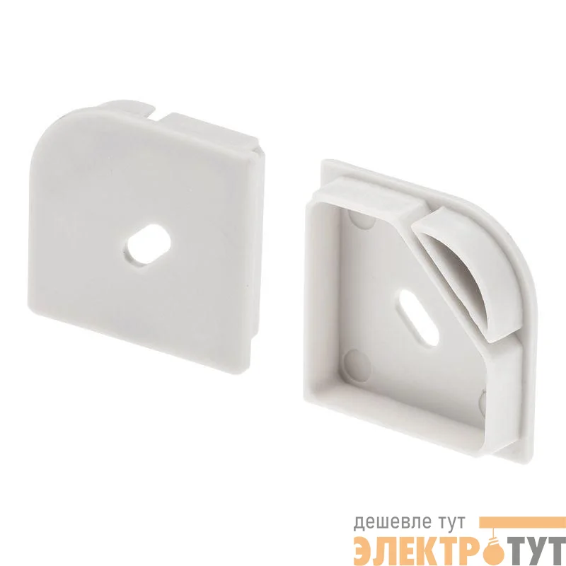 Заглушка ARH-KANT-30S с отверстием пластик Arlight 016135