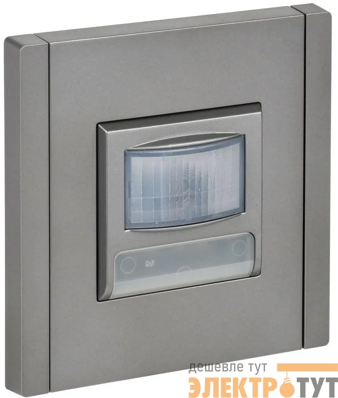 Датчик движения FORTE&PIANO FP556 с LED подсветкой сталь IEK FP-MS11-N-150-05-K46