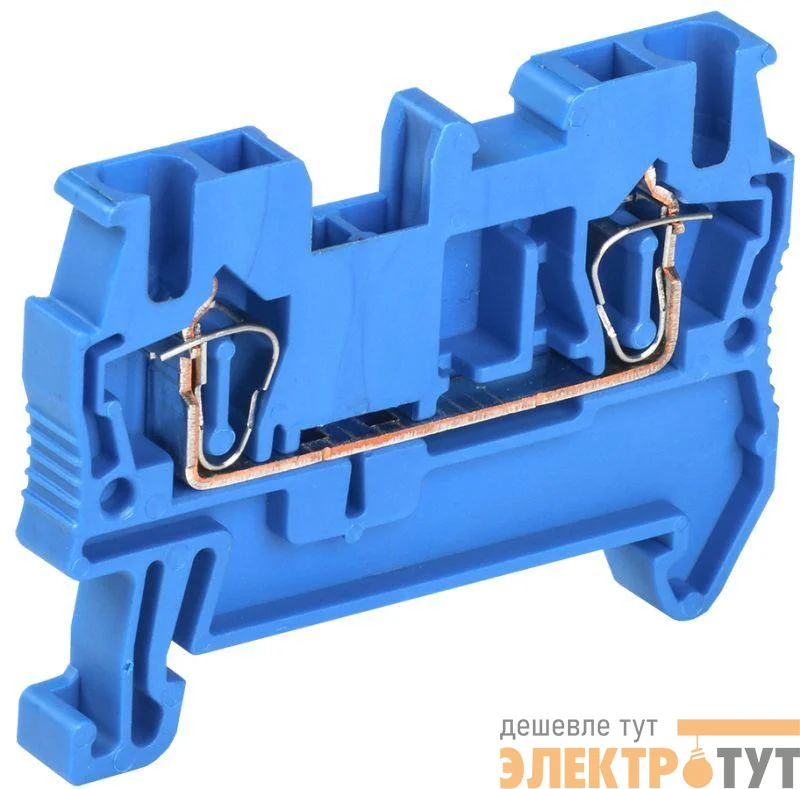 Клемма пружинная КПИ 2в-2.5 31А син. IEK YZN11-002-K07