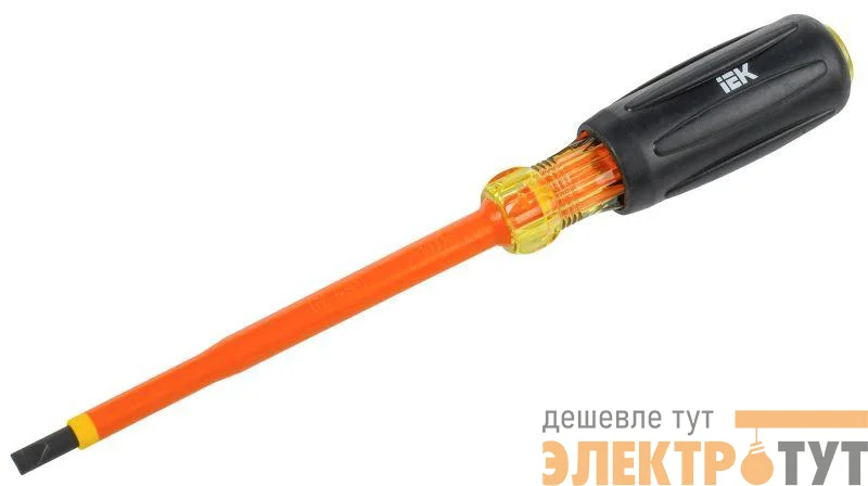 Отвертка диэлектрическая SL5.5х125 Т3 ARMA2L 5 IEK A2L5-SC30-T3-SL-55-125