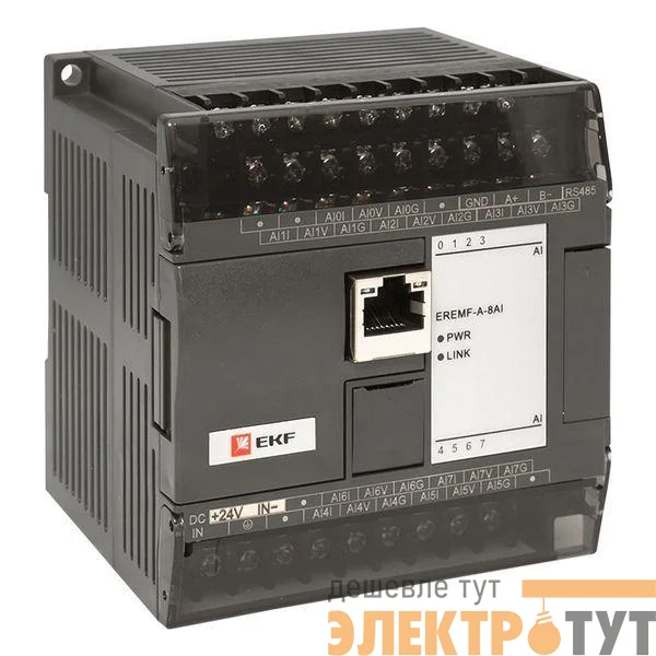 Модуль аналогового ввода EREMF 8 PRO-Logic (без поверки) EKF EREMF-A-8AI