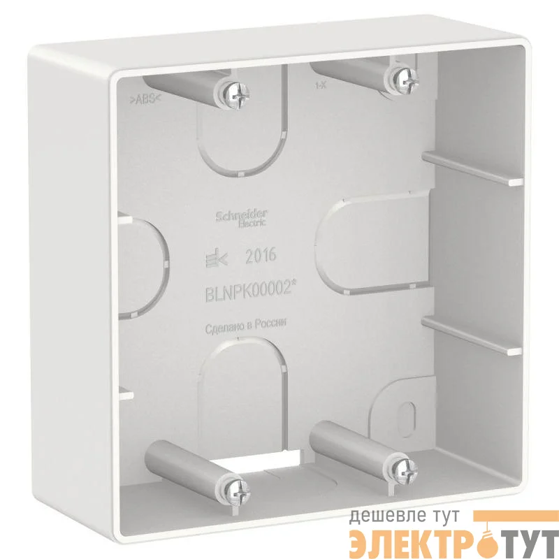 Коробка подъемная СП Blanca для силовых розеток бел. SE BLNPK000021
