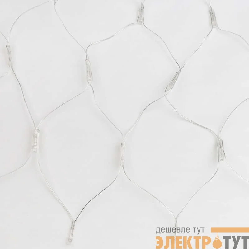 Гирлянда сетка светодиод. ULD-N2520-240/DTA YELLOW IP20 с контроллером 240led 3х0.6м прозр. желт. UNIEL 07939