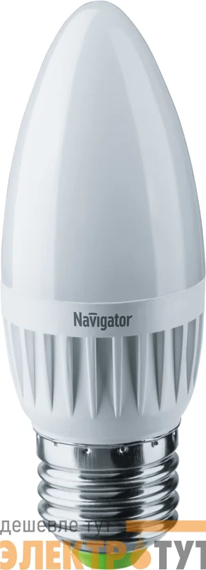 Лампа светодиодная 94 494 NLL-C37-7-230-4K-E27-FR 7Вт свеча 4000К нейтр. бел. E27 560лм 176-264В Navigator 94494