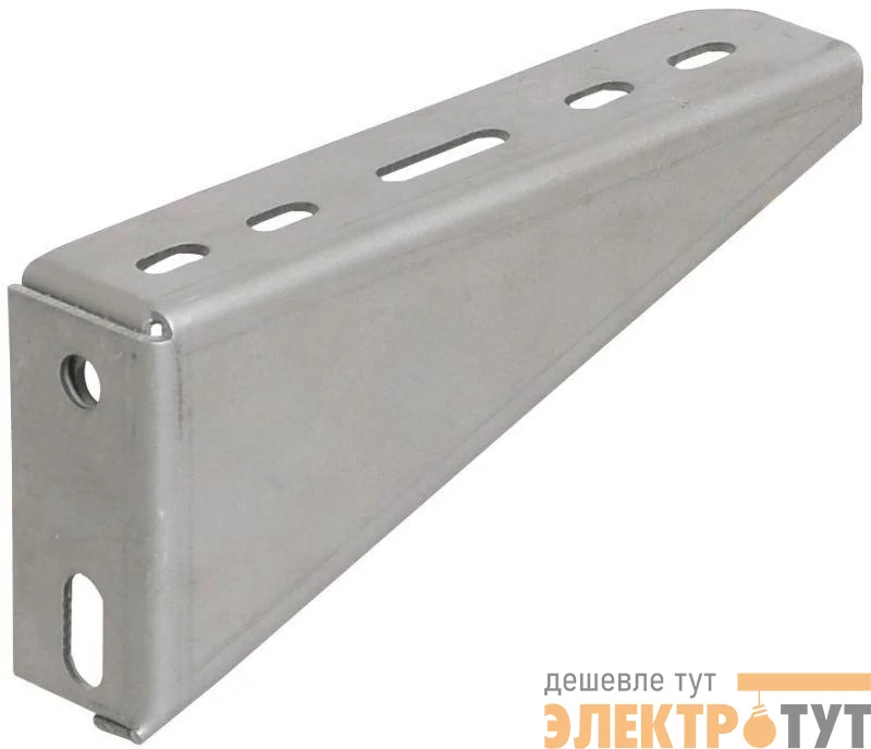 Кронштейн для профиля настенный осн.400 сталь HDZ гор. оцинк. IEK CLP1CW-400-M-HDZ