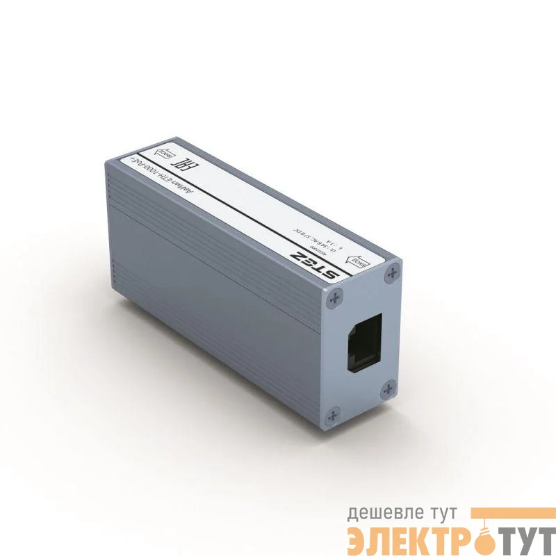 Устройство защиты от импульсных напряжений для Ethernet с поддержкой PoE+ АвИмп-ETH-1000-PoE+ СТЭЗ 40201000