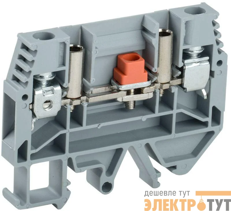 Клемма винтовая КВИ-6-И измерительная 6кв.мм сер. IEK YZN30-006S-K03
