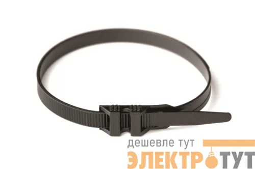 Хомут кабельный 9х380 полиамид черн. (уп.100шт) DKC 26503