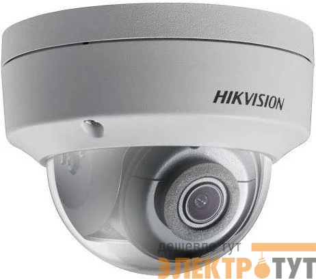 Видеокамера IP DS-2CD2123G0E-I 2.8-2.8мм цветная корпус бел. Hikvision 1405771
