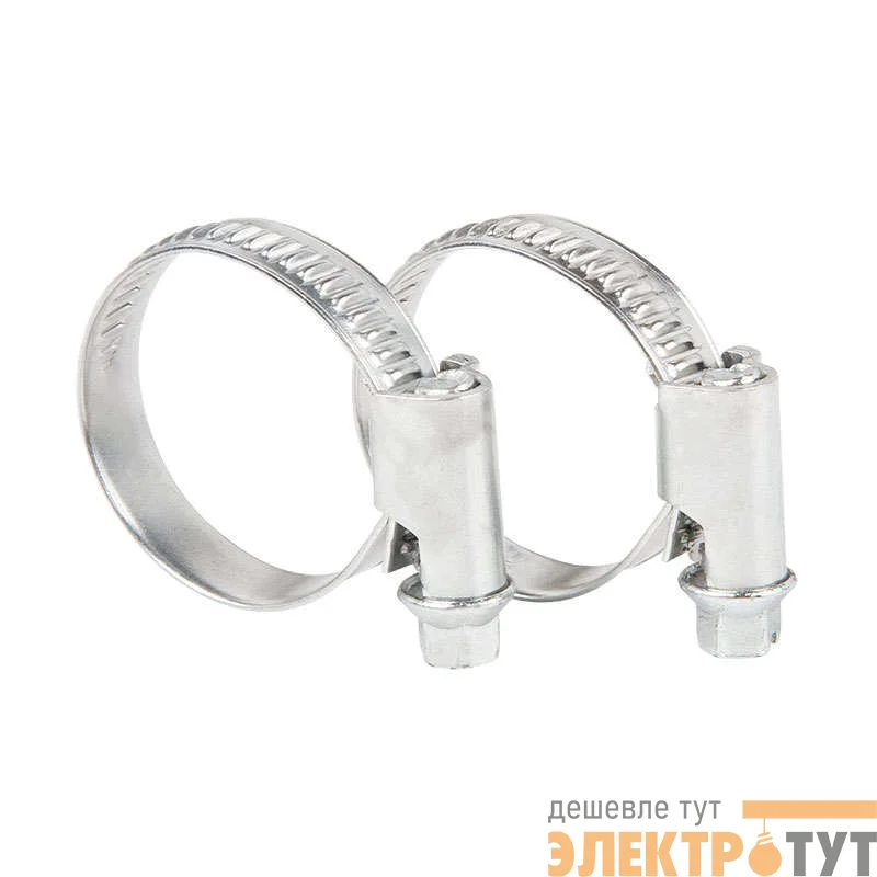 Хомут стальной червячный 20-32 (Россия) Rexant 07-0620