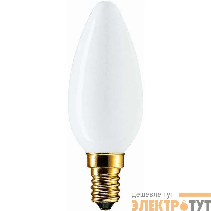 Лампа накаливания Stan 60Вт E14 230В B35 FR 1CT/10X10 Philips 926000007764 / 871150001176350
