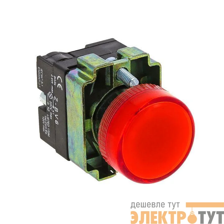 Лампа сигнальная BV64 красн. EKF xb2-bv64